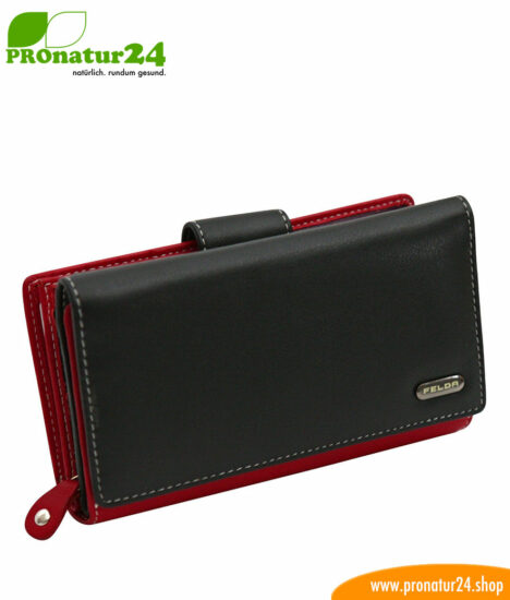 Wallet with RFID NFC protection included for credit cards, EC cards, etc. For men and women