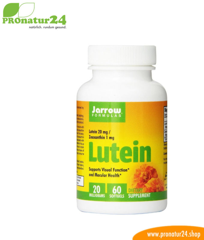 Lutein 20 mg with zeaxanthin 60 softgel capsules!