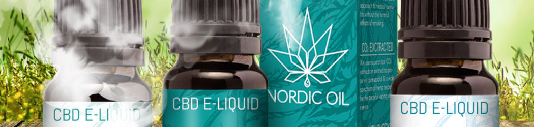 CBD E-LIQUID of cannabis plant with 5% and 500mg CBD | For e-cigarettes and electric pipes. Suitable for non-smokers! 6 CBD E-Liquid from Nordic Oil in Scandinavia. Thought for the e-cigarettes and electric pipes. Also suitable for non-smokers as nicotine free.