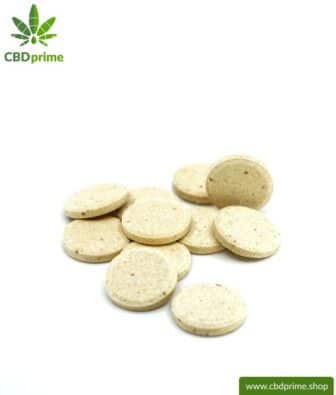 CBD TREATS for DOGS and PUPPIES. Feed supplement in the form of tablets for dogs. 176 mg CBD in 55 lozenges. Without THC.