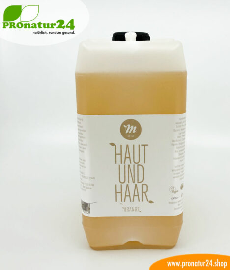 Skin & hair shampoo with orange taste from UNI SAPON