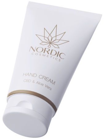 CBD & Aloe Vera hand cream from Nordic Cosmetics™. Pamper and care PUR for stressed and dry skin! VEGAN.