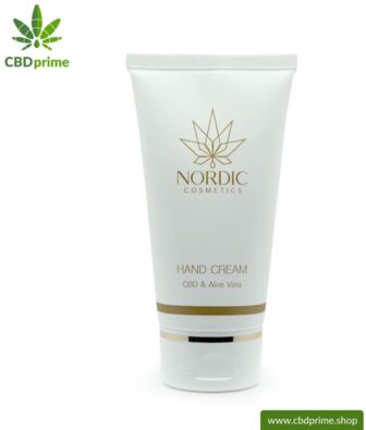 CBD & Aloe Vera hand cream from Nordic Cosmetics™. Pamper and care PUR for stressed and dry skin! VEGAN.