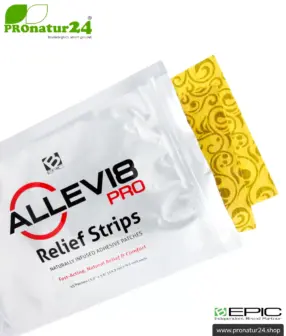 ALLEVI8 PRO Energy Strips | Latest tape technology with 15 pieces per package | +1 piece per order as gift to get to know | ORIGINAL Relief Strips from creator Dr. Kim, Korea / B-EPIC